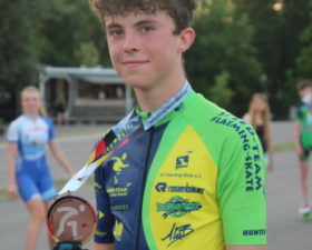 Flaeming-Skater bei den Deutschen Meisterschaften auf der Bahn in Halle/Saale