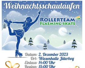 Weihnachtsschaulaufen in der „Wiesenhalle“ Jüterbog am 02.12.2023