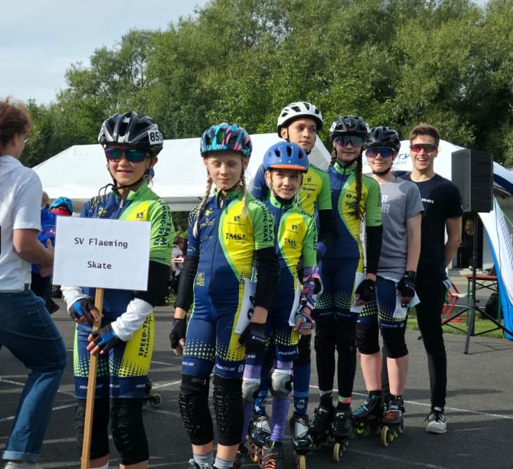 💚💙 Kleine Mannschaft, große Leistungen in Anklam! 🛼